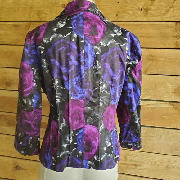 Michael Kors flower blazer EUC - Picture 4 of 9